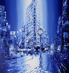 Patrick Rousseau 青色の都市風景 Galery | Patrick Rousseau